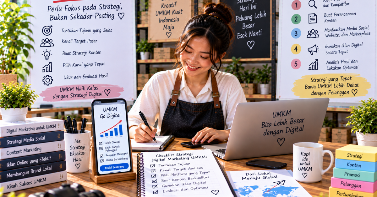 Pelatihan Digital Marketing untuk UMKM Perlu Fokus pada Strategi, Bukan Sekadar Posting