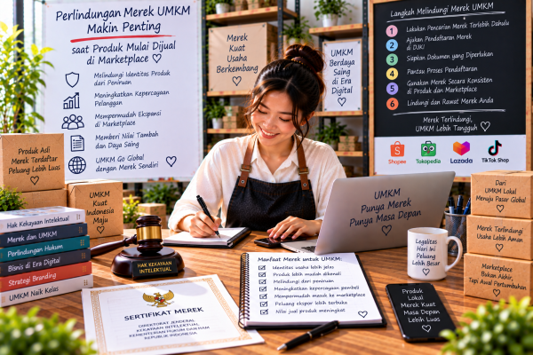 Perlindungan Merek UMKM Makin Penting saat Produk Mulai Dijual di Marketplace