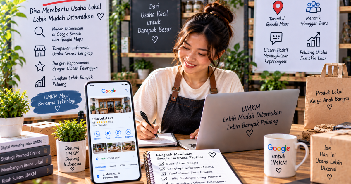 Google Business Profile untuk UMKM Bisa Membantu Usaha Lokal Lebih Mudah Ditemukan