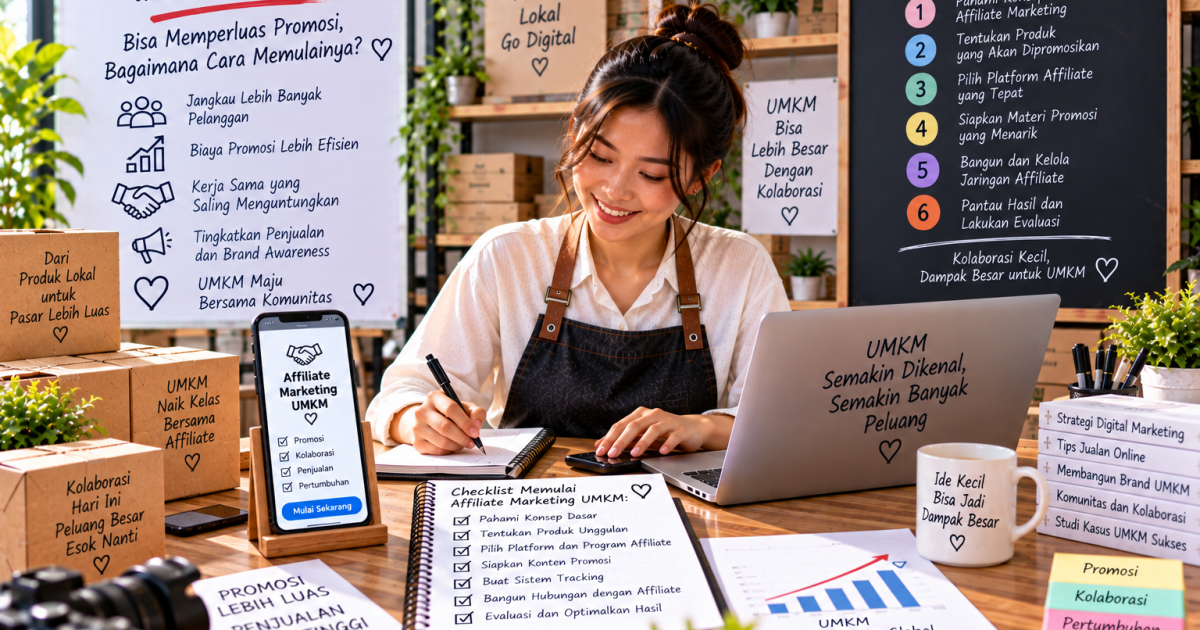 Affiliate Marketing untuk UMKM Bisa Memperluas Promosi, Bagaimana Cara Memulainya?