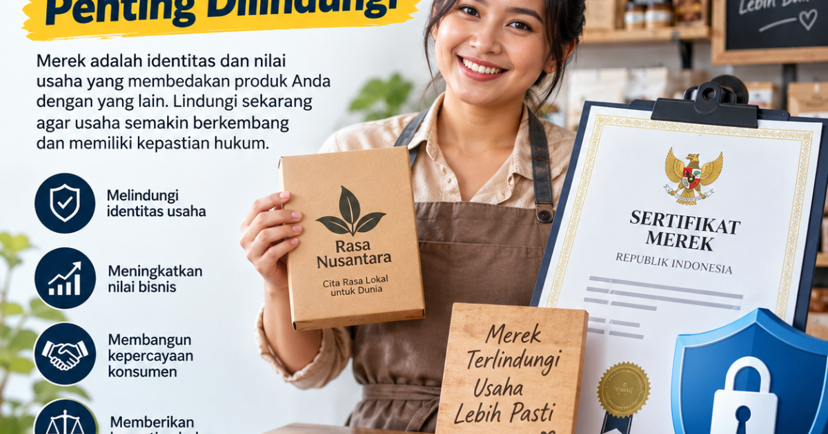 Hak Merek UMKM Penting Dilindungi, Jangan Tunggu Produk Terlanjur Dikenal