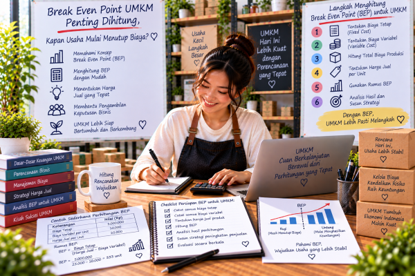 Break Even Point UMKM Penting Dihitung, Kapan Usaha Mulai Menutup Biaya?