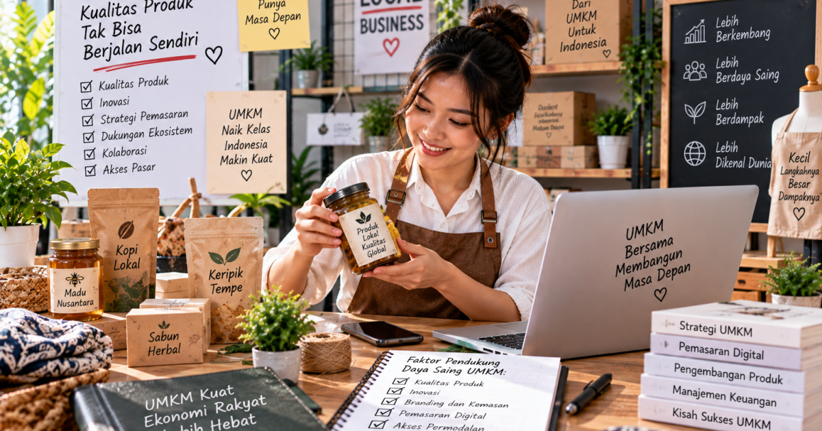 Daya Saing UMKM Jadi Perhatian, Kualitas Produk Tak Bisa Berjalan Sendiri